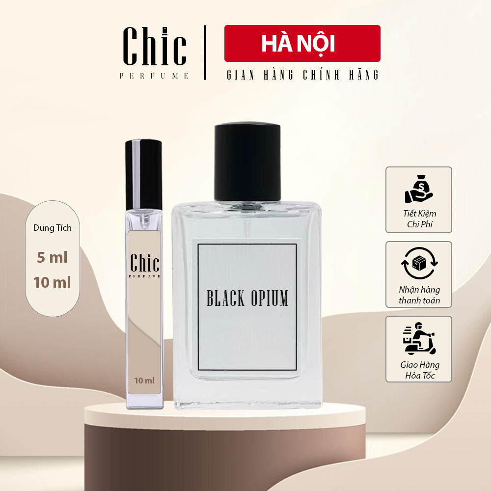 Nước Hoa Nữ Chic Perfume Black Opium EDP quyến rũ, sang trọng
