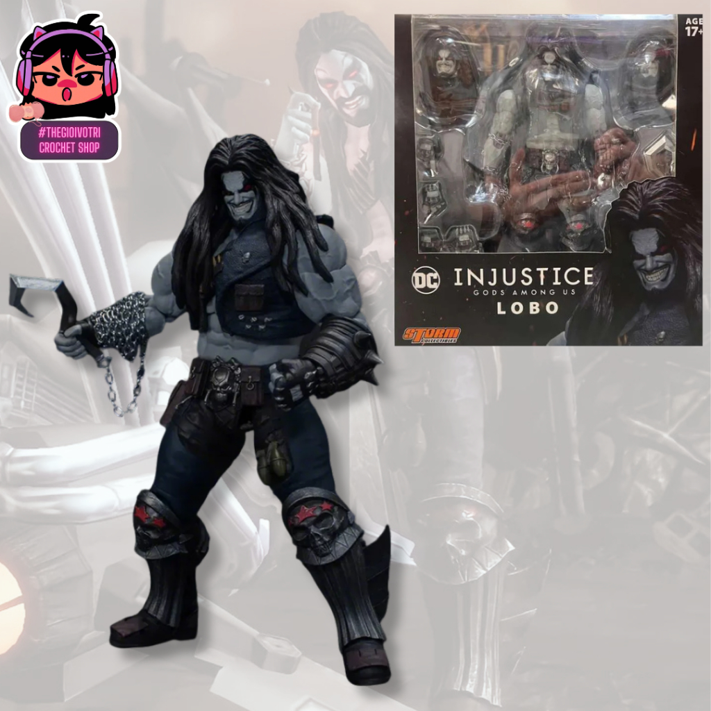 STORM TOYS COLLECTIBLES (AUTHENTIC) HIGH QUALITY ACTION FIGURE "LOBO - INJUSTICE: GODS AMONG US" (NE