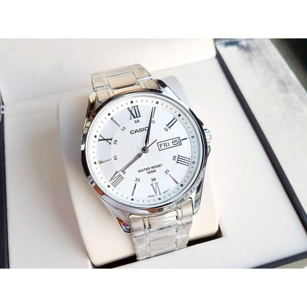 Đồng Hồ Nam CASIO MTP-1384D-7A| Thanh Lịch| Chống Nước 100M| Bảo Hành 12 Tháng