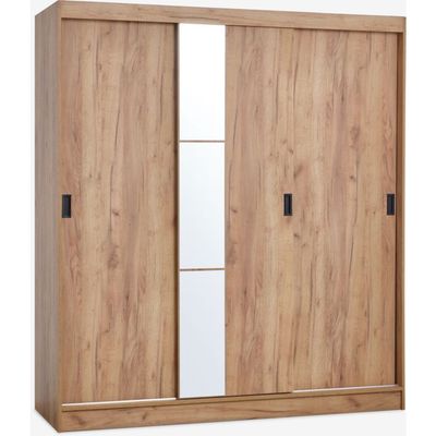 Tủ quần áo | ODDER | gỗ công nghiệp | màu sồi | R179xS62xC201cm