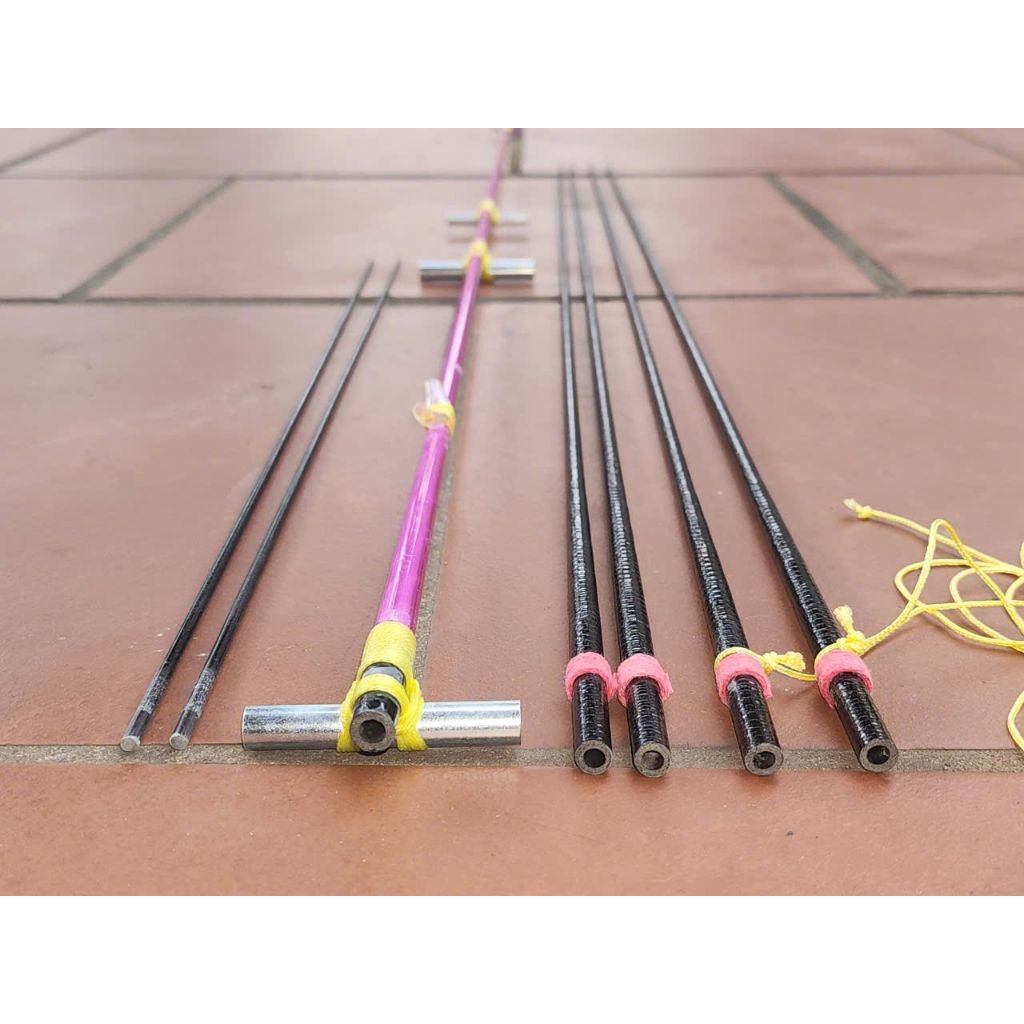 Khung diều 1m7. NAN CÁI BUỘC NAN TÍM