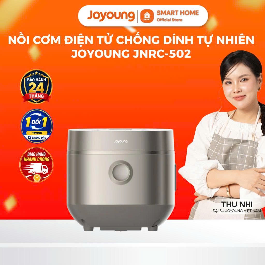 Nồi Cơm Điện Tử 1.8L Joyoung JNRC-502 | Chống Dính Tự Nhiên | 860W