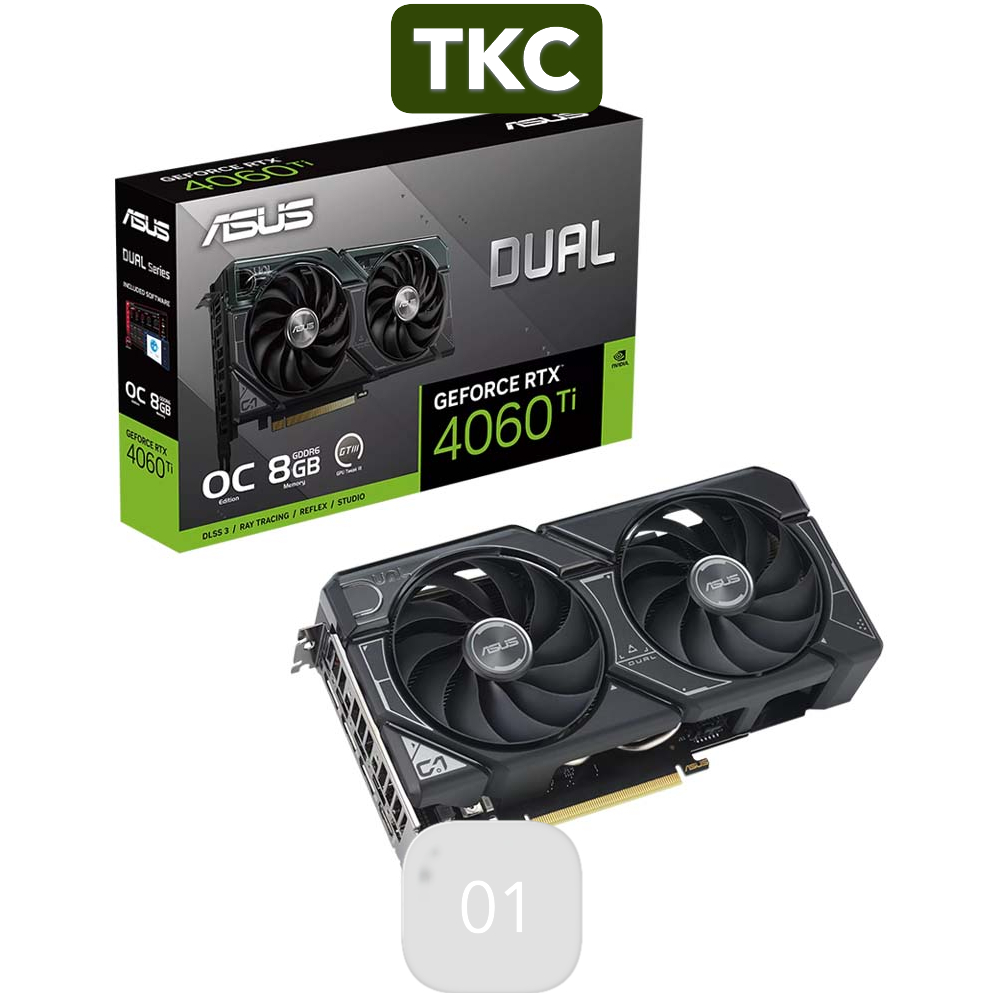 Card Màn Hình Asus Dual RTX 4060 Ti OC 8GB New FV
