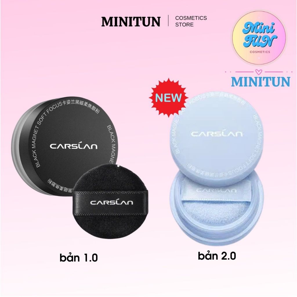 Phấn Phủ Carslan Mini, Kiềm Dầu, Chống Nước, Lâu Trôi,1g,MiniTun
