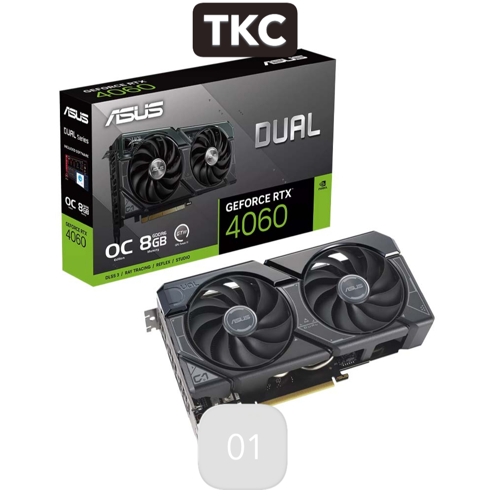 Card Màn Hình Asus Dual RTX 4060 V2 OC 8GB New FV