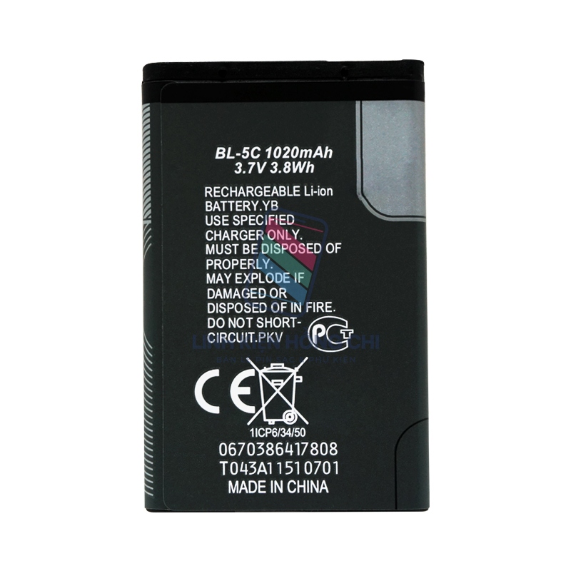 Pin điện thoại Nokia N91 130 TA-1017 150 RM-1190 216 RM-1187 210 TA-1139