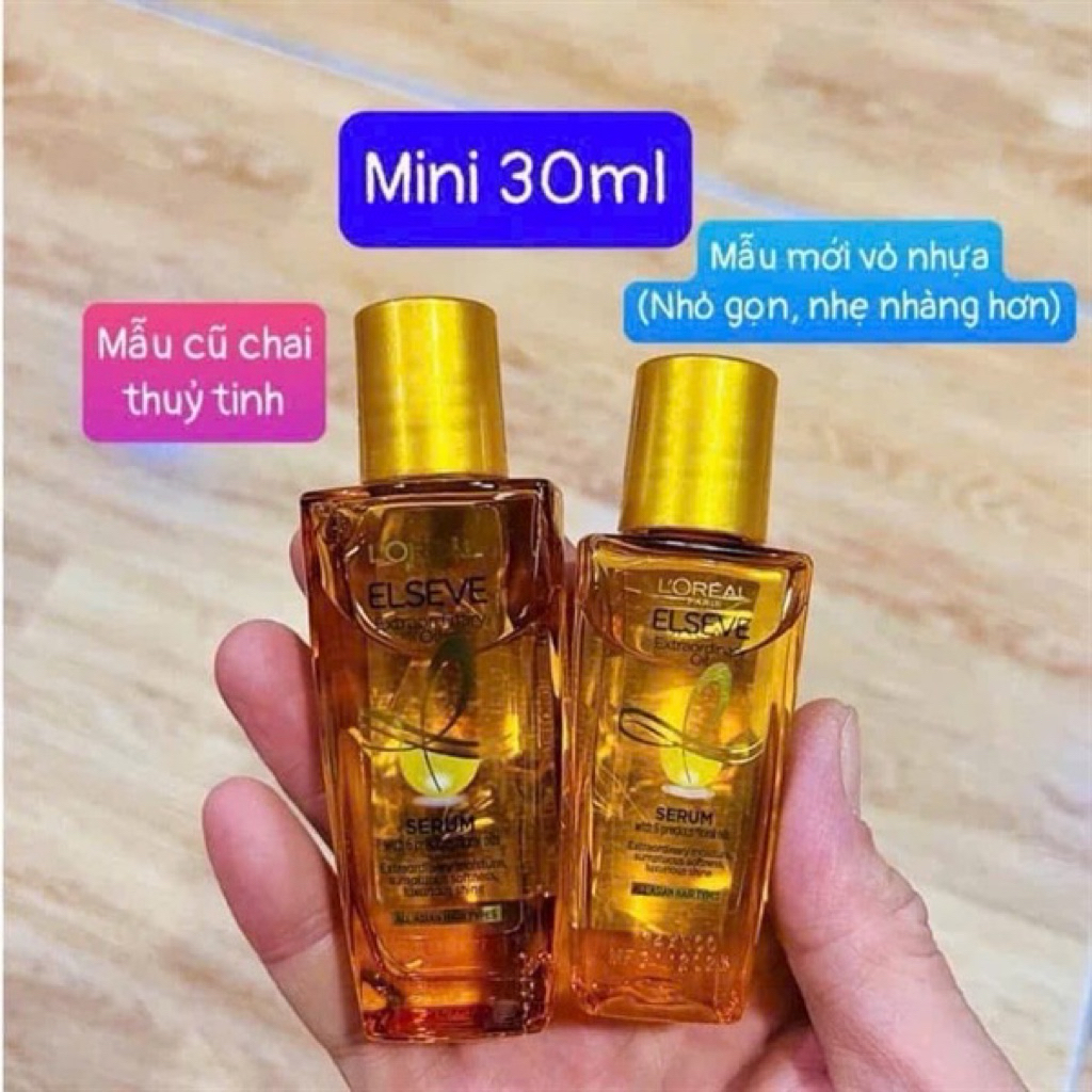 SERUM DƯỠNG TÓC L’ORÉAL ELSEVE EXTRAORDINARY OIL MINI