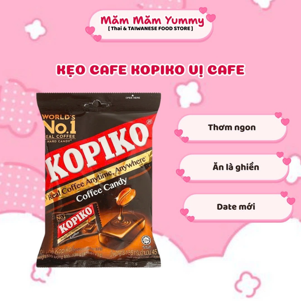 Kẹo Cà Phê Kopiko Coffee Candy Indonesia Gói 150g Kẹo Cà Phê Sữa Thơm Ngon Nhập Khẩu - MĂM MĂM YUMMY