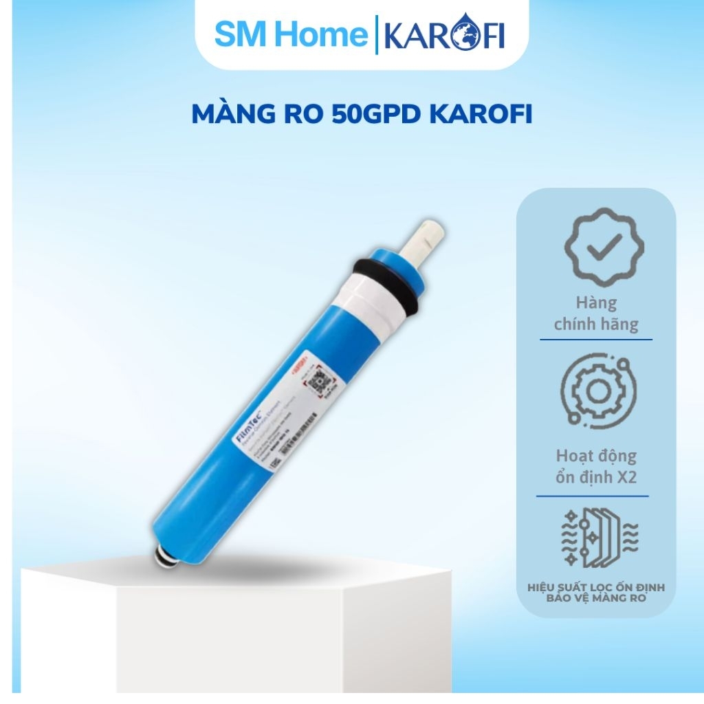 Màng RO Karofi - Lõi số 4 - Màng RO 50GPD Karofi ( Có tem KAROFI )