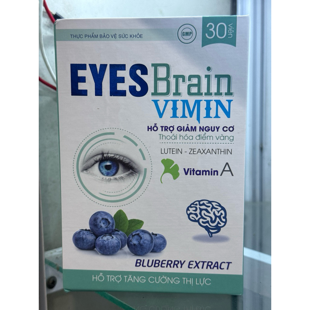 Viên uống bổ mắt EYES BRAIN VIMIN hỗ trợ tăng cường thị thị lực , giảm khô mắt và nhìn mờ
