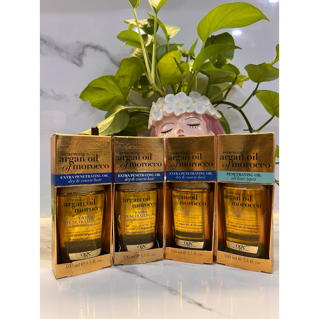 Tinh dầu dưỡng tóc OGX Renewing + Argan Oil of Morocco Extra Penetrating Oil