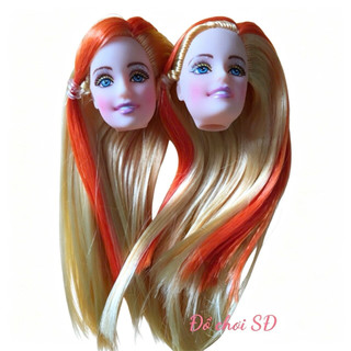 combo 2 đầu búp bê - phụ kiện búp bê - giá thanh lý
