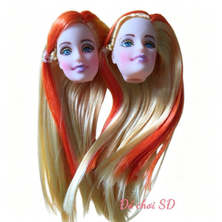 combo 2 đầu búp bê - phụ kiện búp bê - giá thanh lý