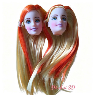 combo 2 đầu búp bê - phụ kiện búp bê - giá thanh lý