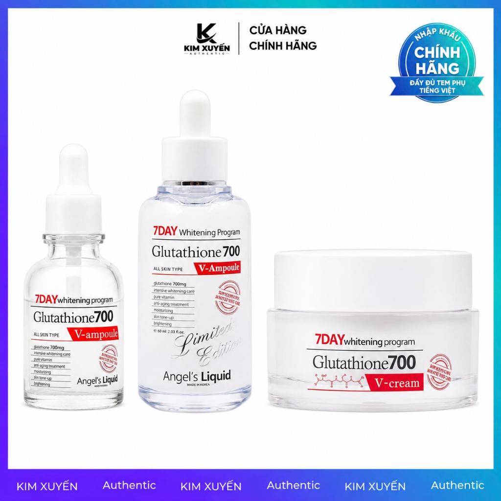 (P) [7DAY] Serum - Kem dưỡng Angel's Liquid Glutathione 7Day 700 V-Ampoule 30ML / 50ML / 60ML