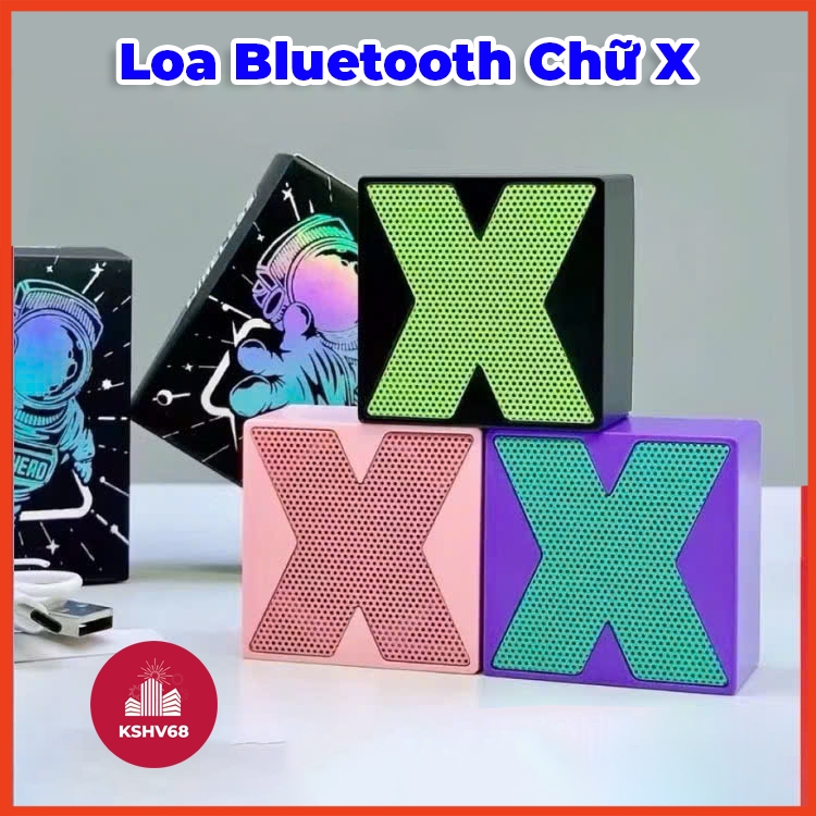 Loa Bluetooth Mini Chữ X 360 ° Âm Thanh Nổi, Loa Bluetooth Không Dây  Âm Trầm Tuyệt Vời Hỗ Trợ Nhạc 
