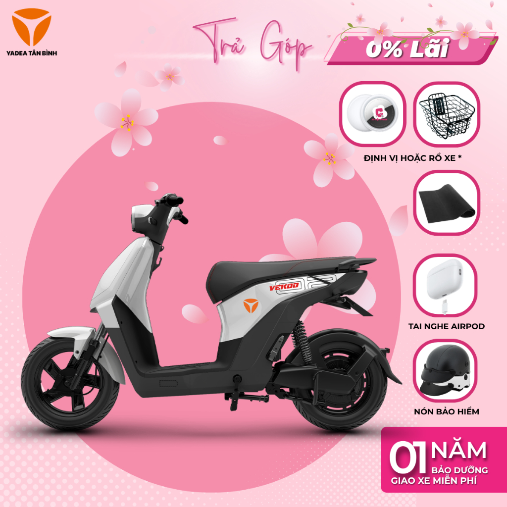 Xe điện YADEA VEKOO - Kết Hợp Tính Năng Thông Minh - Xe Điện Cutiee