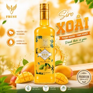 [Siro Cao Cấp] Frusy 750ml - Chai Sành