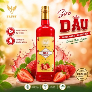 [Siro Cao Cấp] Frusy 750ml - Chai Sành
