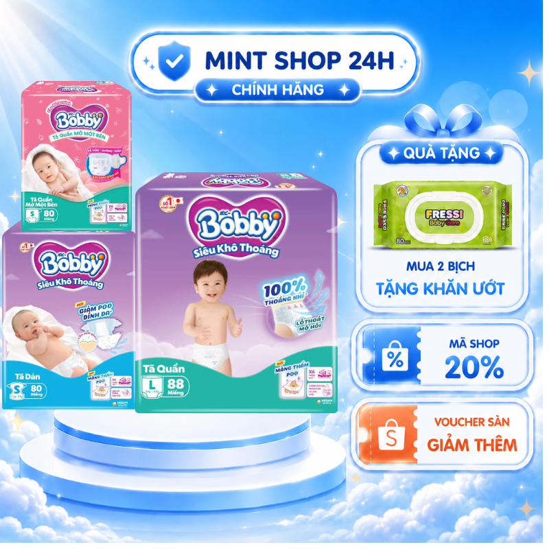 [Hỏa tốc-mã Live/Video] Tã quần BOBBY ULTra size M96/L88/Xl76/Xxl70, Tã Bỉm bobby mega L96/xl84/xxl7