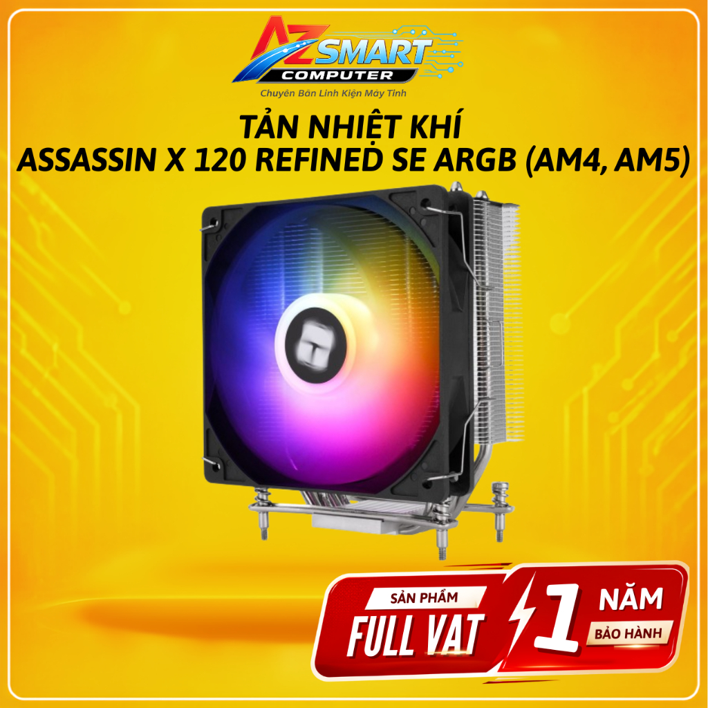 Tản Nhiệt Khí Thermalright Assassin X 120 Refined SE ARGB AM4/AM5 BH 12 Tháng Full VAT AZsmar PC