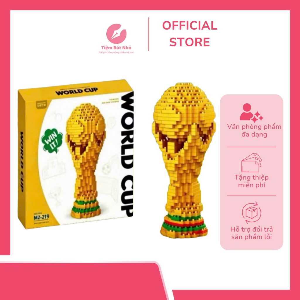 Đồ Chơi Lắp Ráp Lego Cúp Vàng World Cup Tiệm Bút Nhỏ
