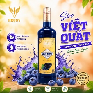 [Siro Cao Cấp] Frusy 750ml - Chai Sành