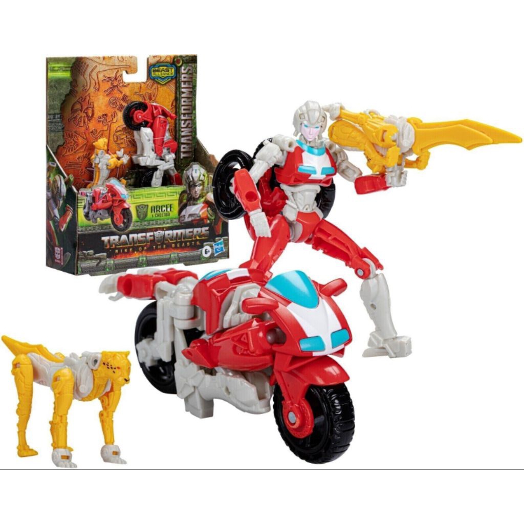 Mô hình Transformers Arcee và vũ khí Cheetah  biến hình ( like new 99% )