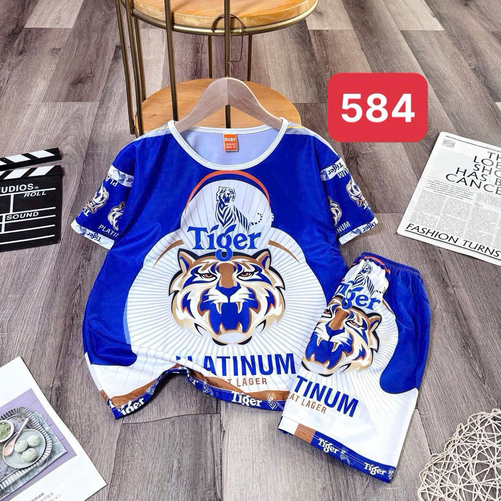 Mẫu tiger xanh đậm platinum 584 đủ size 7-75kg