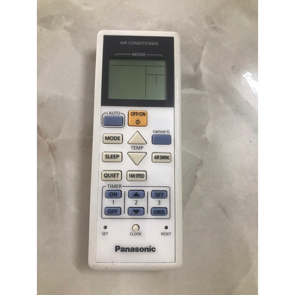 điều khiển điều hoà panasonic có chế độ iauto (hàng chính hãng bóc máy