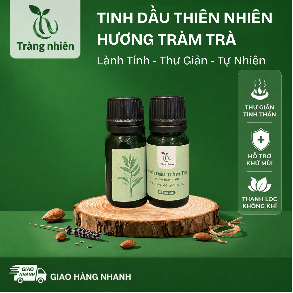 Tinh dầu thiên nhiên Tràng Nhiên  hương tràm trà 10ml