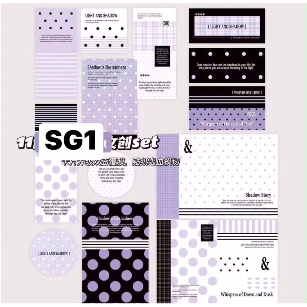 Set gói basic style Trung gói hàng