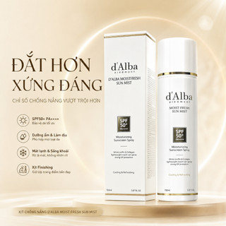 d'Alba Xịt Chống Nắng Chính Hãng Hàn Quốc150ml SPF50+PA++++Phù Hợp Đi Làm Đi Học Hoạt Động Ngoài Trời Tiện Lợi Hằng Ngày