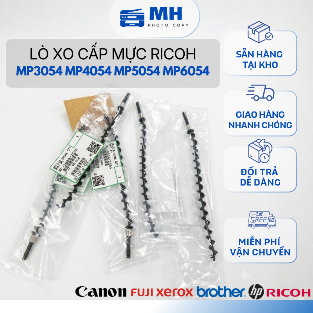Lò Xo Cấp Mực Ricoh MP3054 MP4054 MP5054 MP6054 Ngắn Linh Kiện Máy Photocopy Chất Lượng Cao