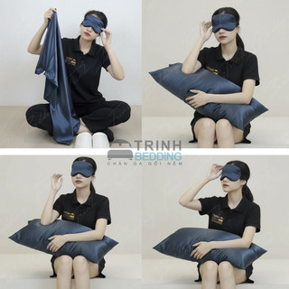GA Bọc Nệm Phi Lụa Mát Giường Đơn, Giường Đôi 1M2|1M4|M6|M8| Nệm 20CM| 30CM Trinh bedding