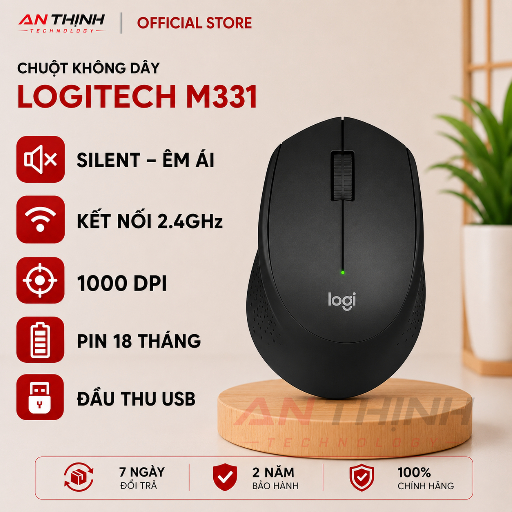 Chuột không dây Logitech M331