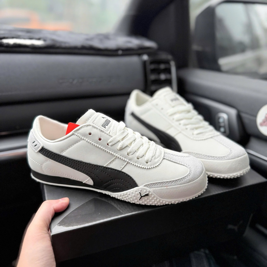 [HÀNG SẴN -SC] Giày Thể Thao Sneaker P_uma B.ella UT -giày thể thao màu đen trắng basic, nhẹ êm, phù