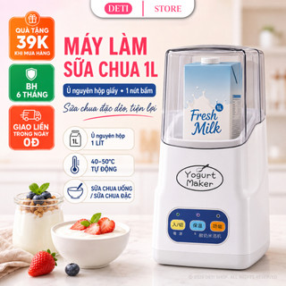 Máy Ủ Sữa Chua 3 Nút, Máy Làm Sữa Chua Tại Nhà Kiểu Nhật Bản, Dụng Cụ Làm Sữa Chua Gia Đình Hàng Xịn Tiện Lợi Cho Bếp