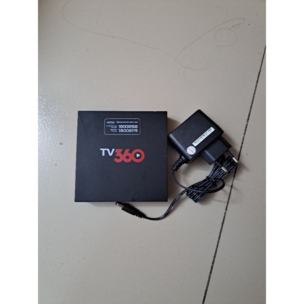 BOX TV 360  IP952  viettel  chưa unlock,không có điều khiển. có dây nguồn
