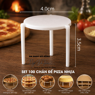 Set 100 giá đỡ bánh pizza ( DANANGBAKINGTOOL 2000.819)