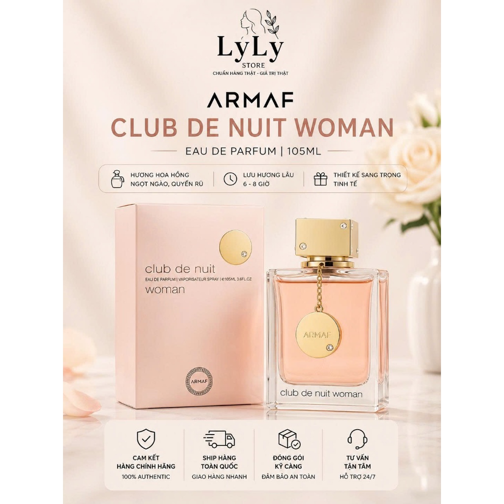 Club De Nuit Woman Nữ Club Hồng 105ml | Ly Ly Store
