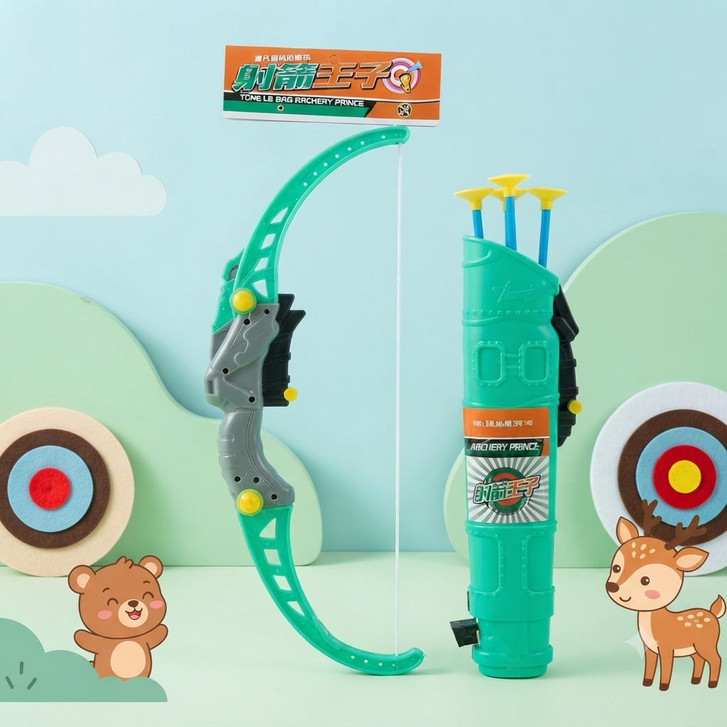 Bộ Đồ Chơi Cung Tên Cho Bé, Đồ Chơi Bắn Cung Archery Prince An Toàn Giúp Bé Rèn Luyện Sự Tập Trung