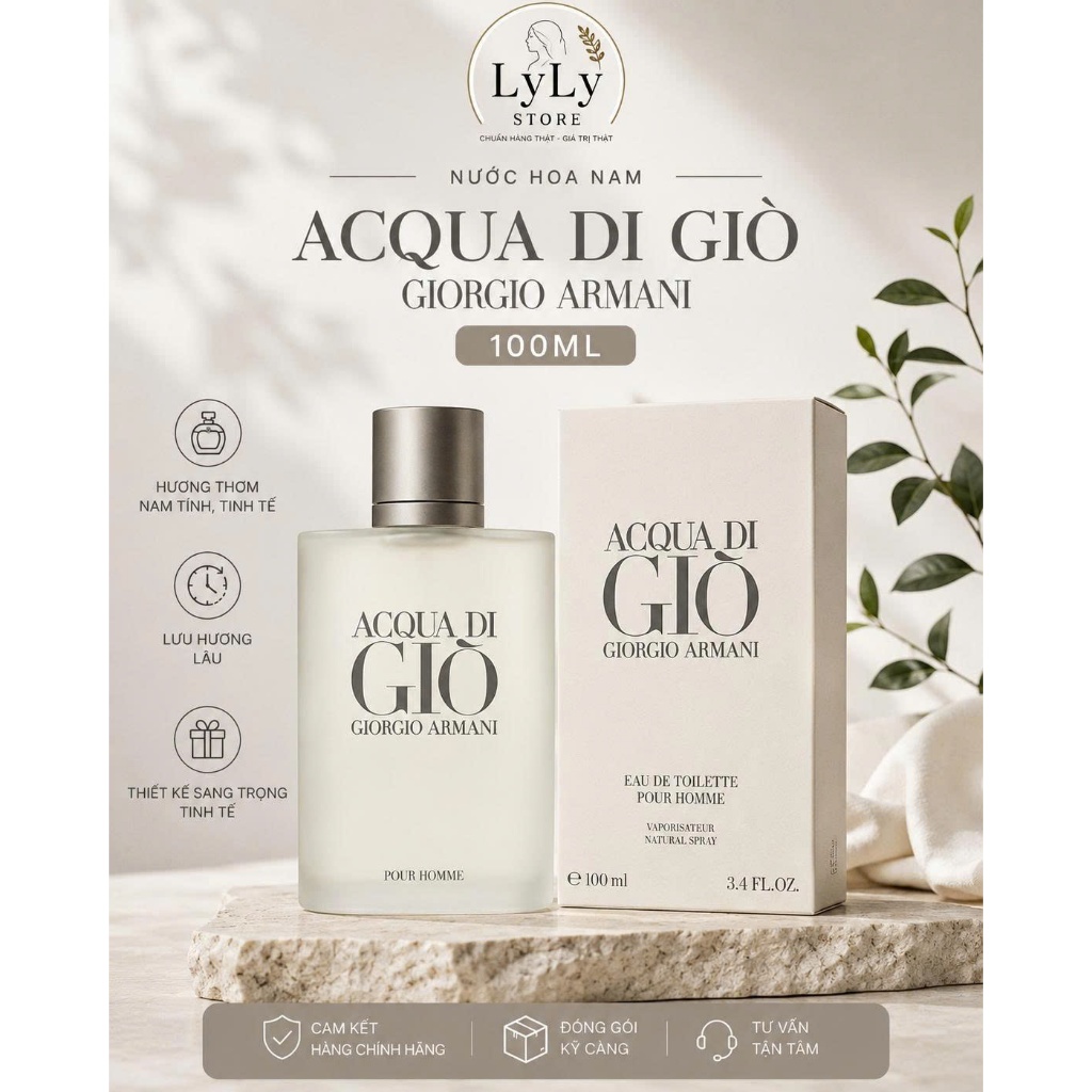 Nước Hoa Nam Acqua Di Giò Parfum 100ml | Ly Ly Store