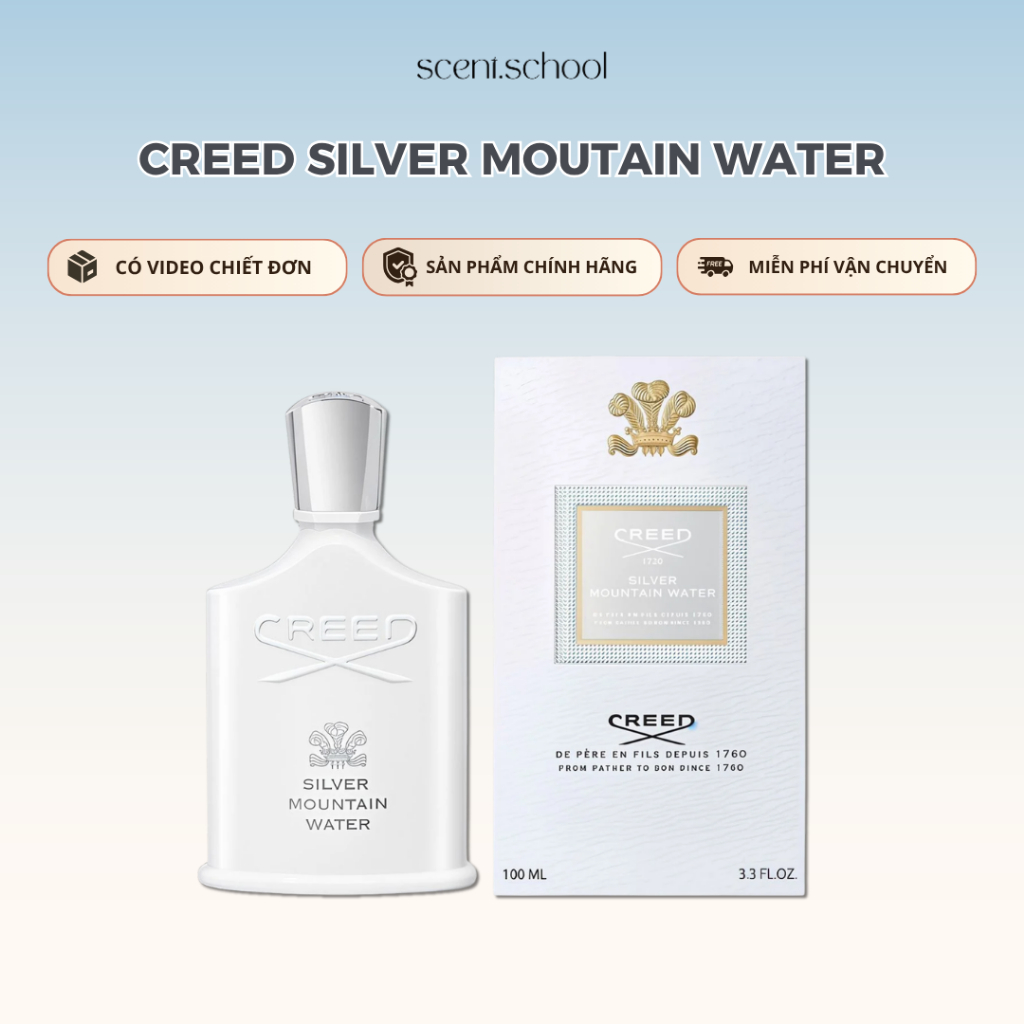 Nước Hoa Fullseal Creed Silver Moutain Water | Nước Hoa Nam | Scent.school Perfume