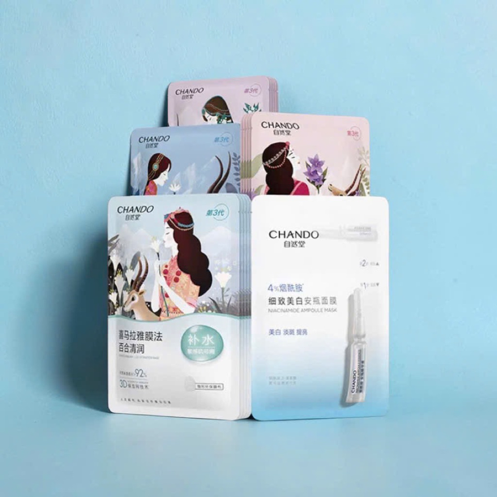 sét 21M mặt nạ Chando dưỡng ẩm