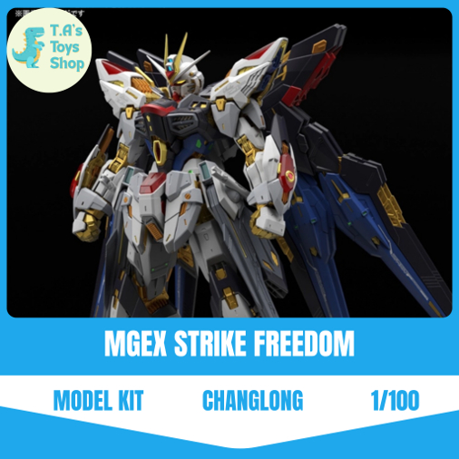[CÓ SẴN] Mô Hình Lắp Ráp 7701 MGEX Strike Freedom Changlong Bản KHÔNG EFFECT Tặng Kèm Decal Nước Và 