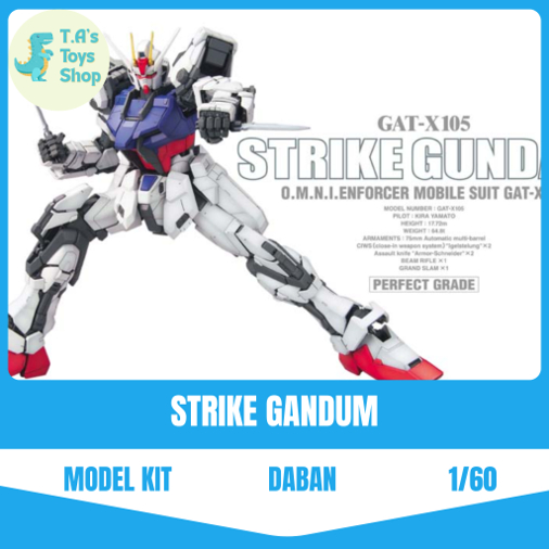 [CÓ SẴN] Mô Hình Lắp Ráp PG 1/60 Strike Gandum Chính Hãng Daban