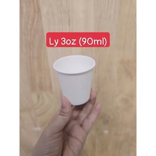 SỈ THÙNG 2000 CÁI LY GIẤY 3OZ ( 90 ML)