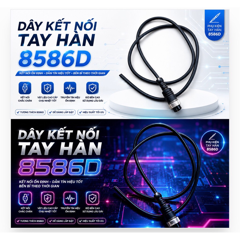 Dây Kết Nối Tay Hàn 8586D Phụ Kiện Thay Thế