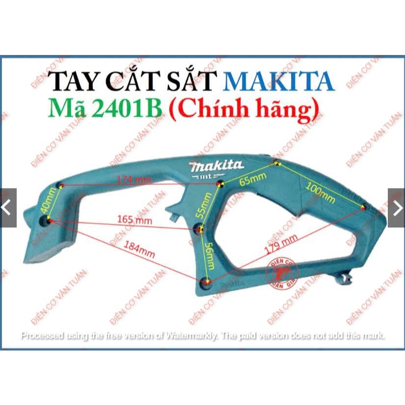 MAKITA 2401B CHÍNH HÃNG - TAY CẦM MÁY CẮT SẮT HÃNG MKT MÃ 2401B.